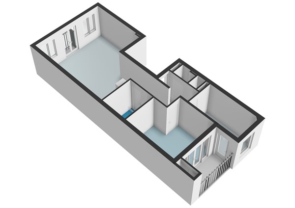 Floor plan - Rustenburgerstraat 394-1, 1072 HH Amsterdam 